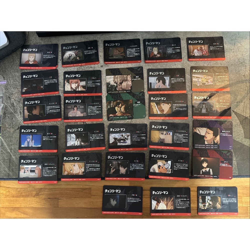 萬代鏈鋸人Carddass 金屬卡片第二彈 全套21張 單一包一張盲抽-細節圖2