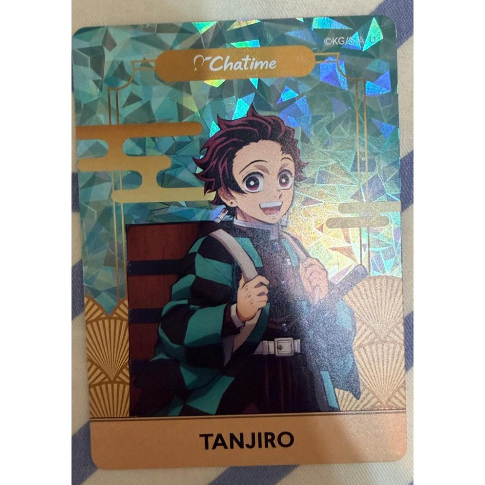現貨 可挑款 鬼滅之刃 日出茶太 聯名合作 角色收藏卡 小卡 閃卡 收藏卡 角色卡 卡片-細節圖3
