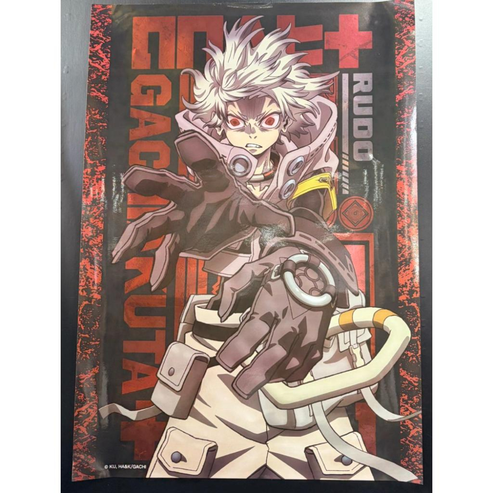 【現貨】GACHIAKUTA 廢淵戰鬼 理遙 恩琴 路德 贊卡超好看海報一組四張/胸針-細節圖2