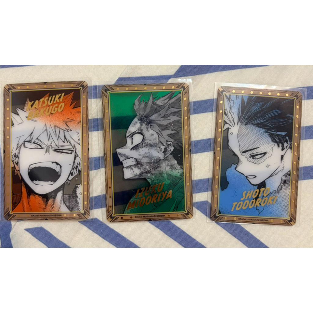 🧡我的英雄學院 燙金 透卡 我英 原畫展 綠谷 爆豪 轟 八百萬 a班同學大集合-細節圖2