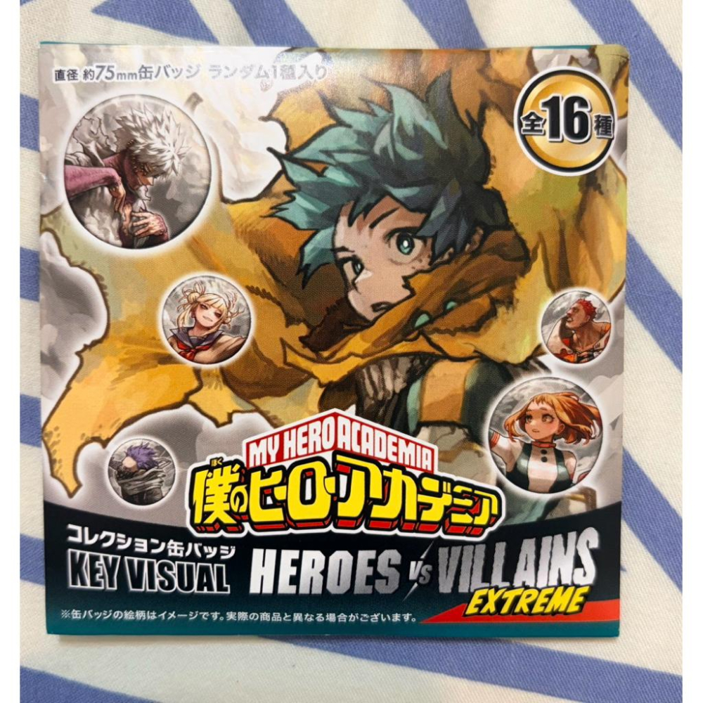 （現貨）我的英雄學院 原畫展 我英 75mm大徽章 盲抽有兩款 爆豪款 綠谷款  都是（日本正品）-細節圖3