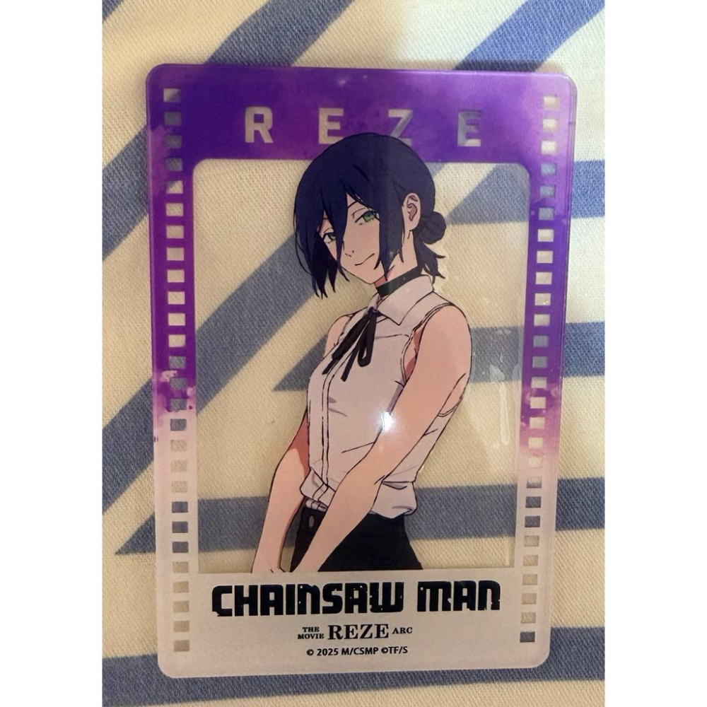 鏈鋸人 劇場版 快閃店 限定 限量 壓克力 透卡 蕾潔篇 小卡 電影 蕾潔早川秋 天使惡魔 鯊魚人 鏈鋸人炸彈人-細節圖2