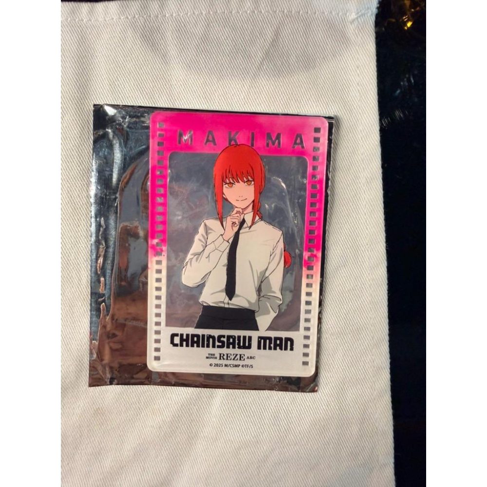 鏈鋸人 劇場版 快閃店 限定 限量 壓克力 透卡 蕾潔篇 小卡 電影 蕾潔早川秋 天使惡魔 鯊魚人 鏈鋸人炸彈人-細節圖4