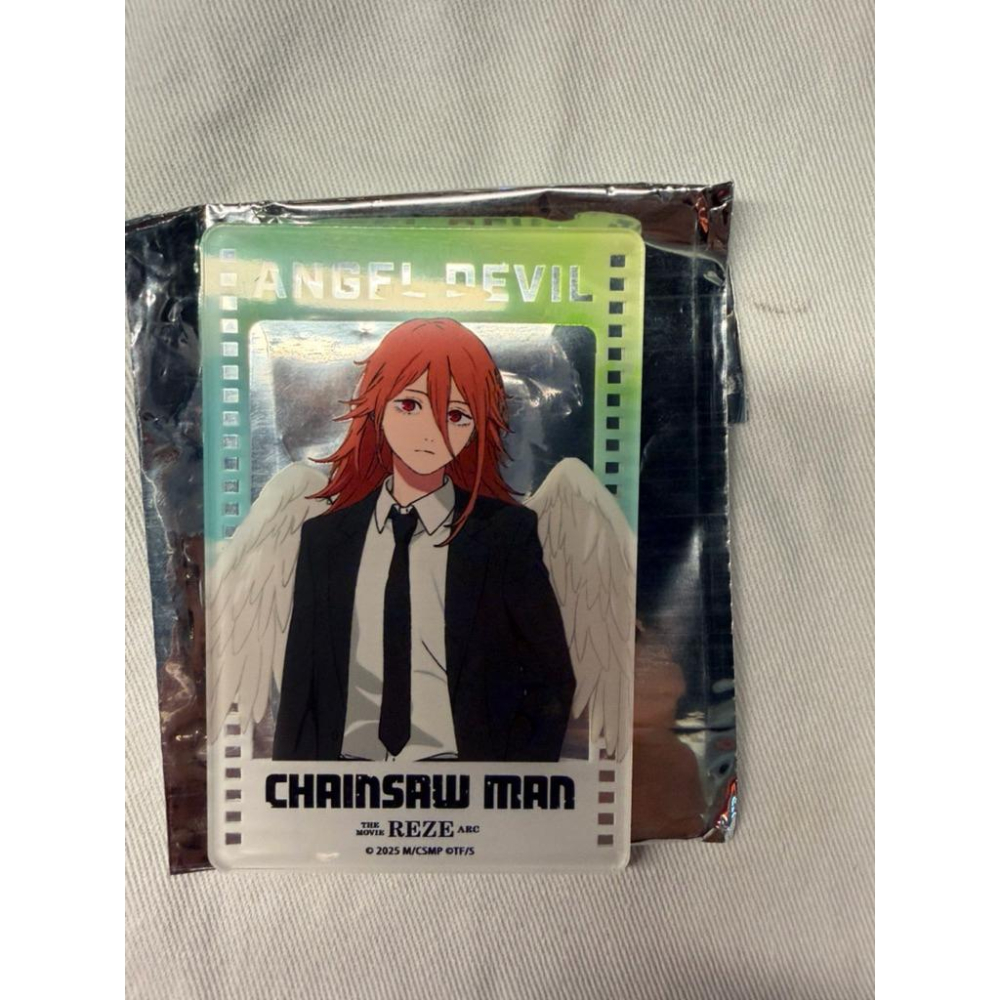 鏈鋸人 劇場版 快閃店 限定 限量 壓克力 透卡 蕾潔篇 小卡 電影 蕾潔早川秋 天使惡魔 鯊魚人 鏈鋸人炸彈人-細節圖5