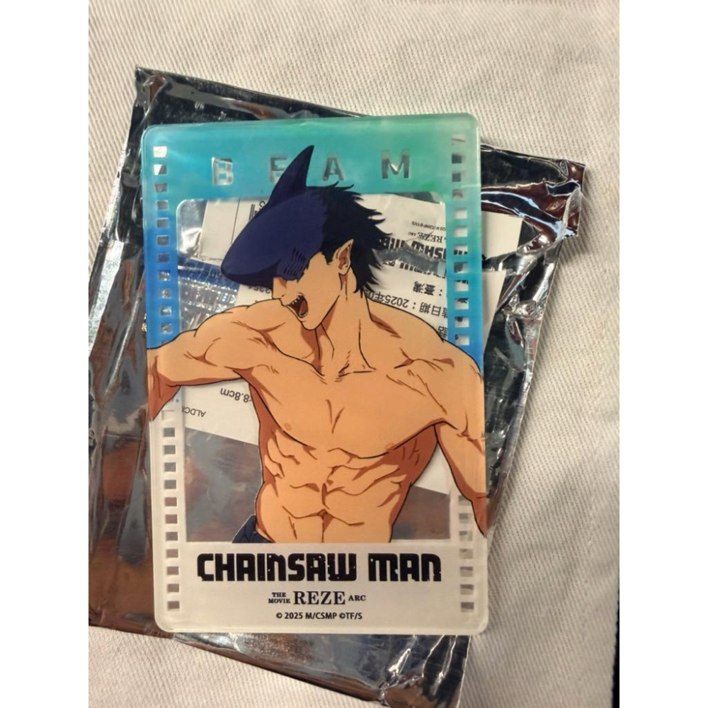 鏈鋸人 劇場版 快閃店 限定 限量 壓克力 透卡 蕾潔篇 小卡 電影 蕾潔早川秋 天使惡魔 鯊魚人 鏈鋸人炸彈人-細節圖6