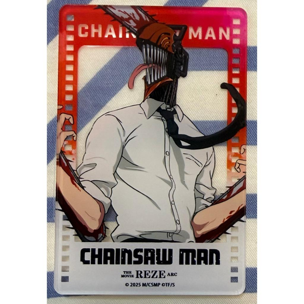 鏈鋸人 劇場版 快閃店 限定 限量 壓克力 透卡 蕾潔篇 小卡 電影 蕾潔早川秋 天使惡魔 鯊魚人 鏈鋸人炸彈人-細節圖7