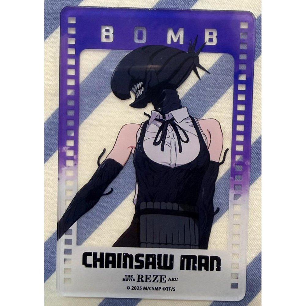 鏈鋸人 劇場版 快閃店 限定 限量 壓克力 透卡 蕾潔篇 小卡 電影 蕾潔早川秋 天使惡魔 鯊魚人 鏈鋸人炸彈人-細節圖8