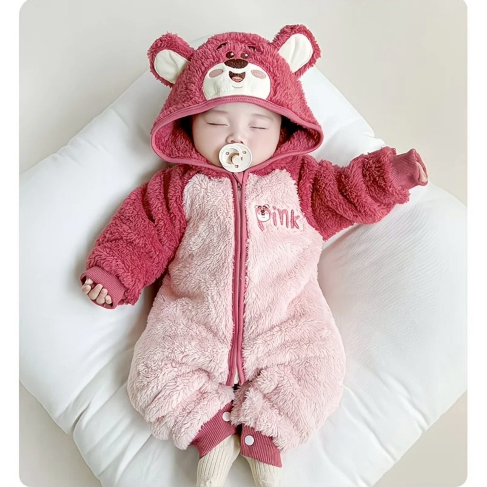 冬天造型寶寶連身哈衣-細節圖2