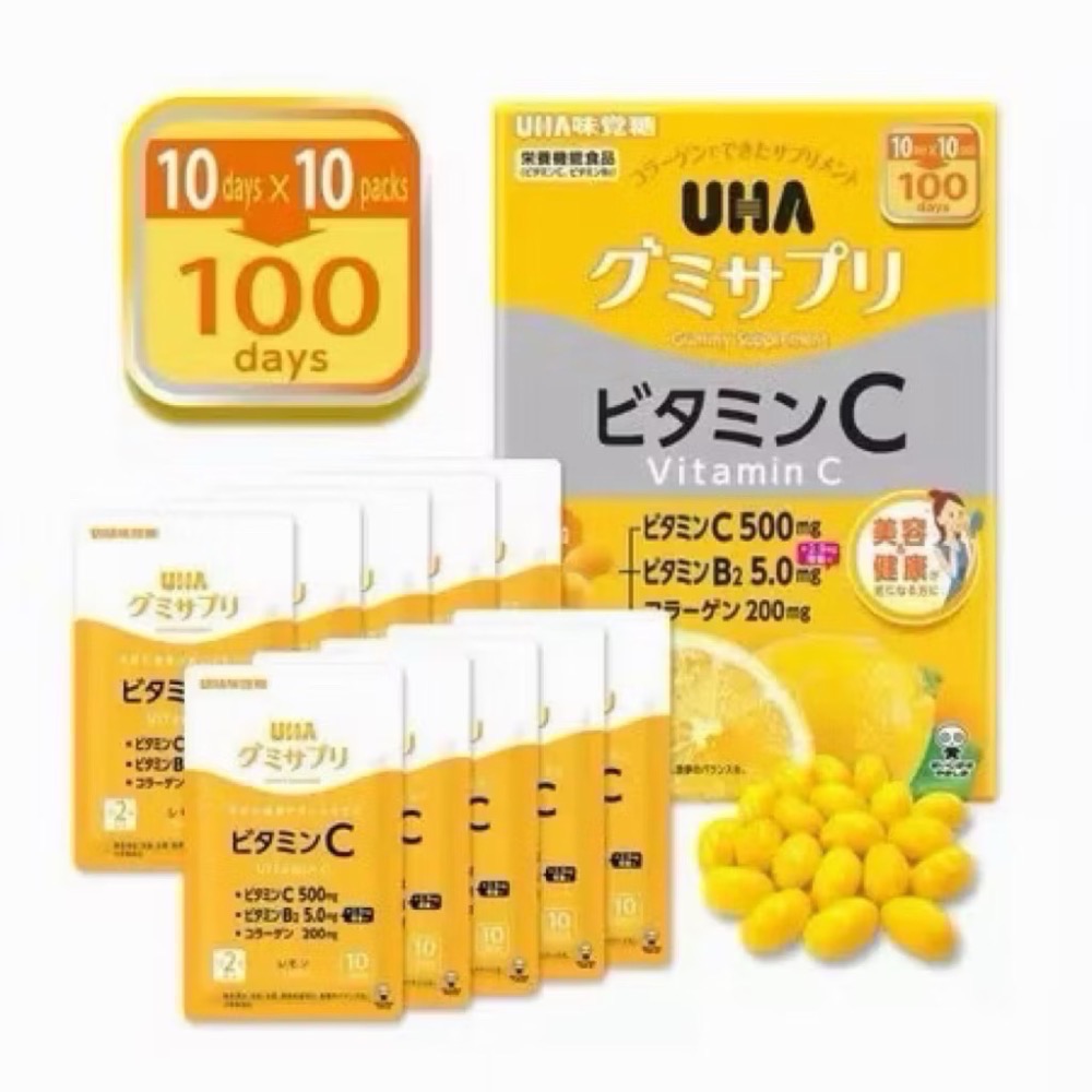 🔥現貨！日本好市多限定 UHA 味覺糖 補充營養軟糖 鐵 & 葉酸 維生素C 綜合維他命-細節圖4