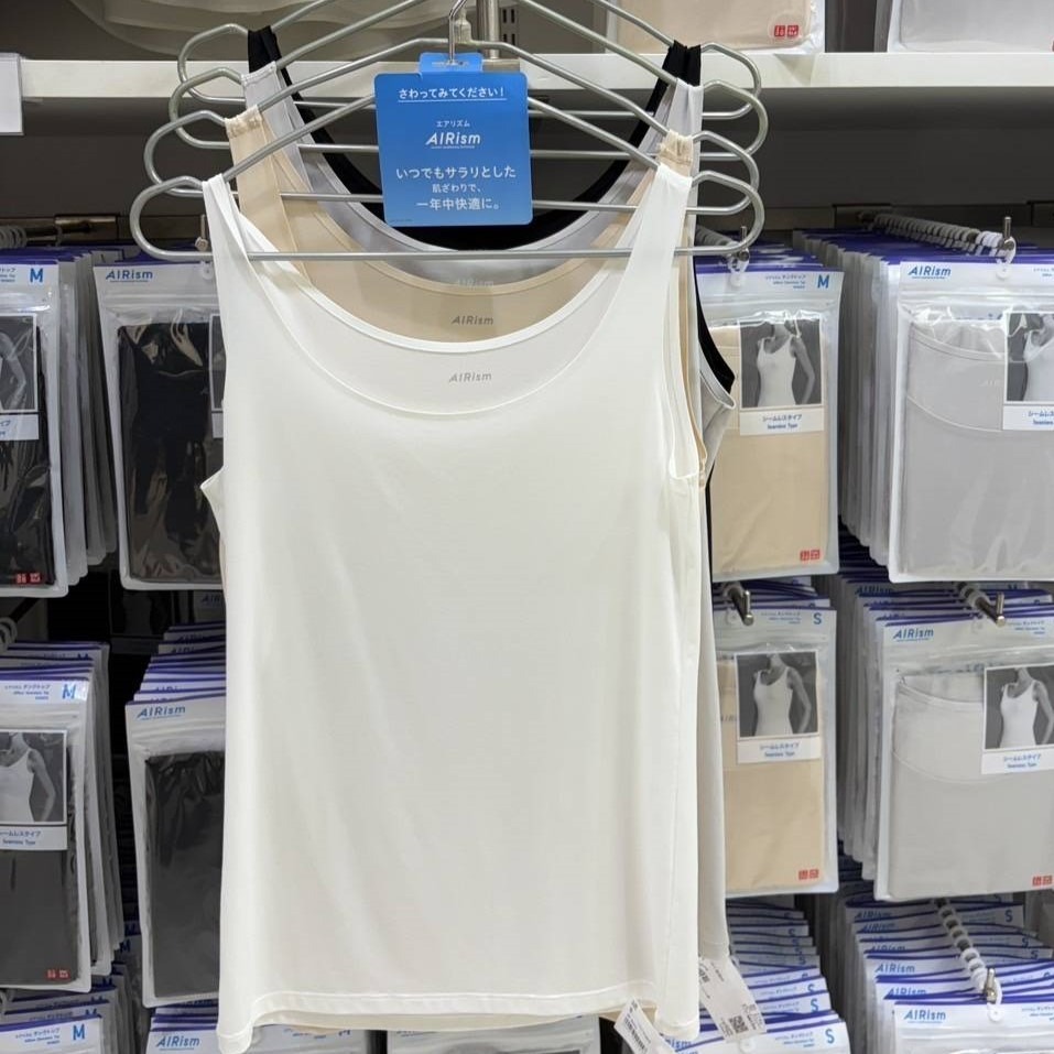 Uniqlo AIRism 女裝 坦克背心 涼感背心  無BRA款-細節圖3