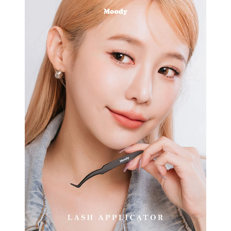 全新台灣現貨Moody L型假睫毛輔助夾 睫毛夾 上妝器具 化妝工具 L型夾子 鑷子 美妝工具 紀卜心品牌-細節圖10