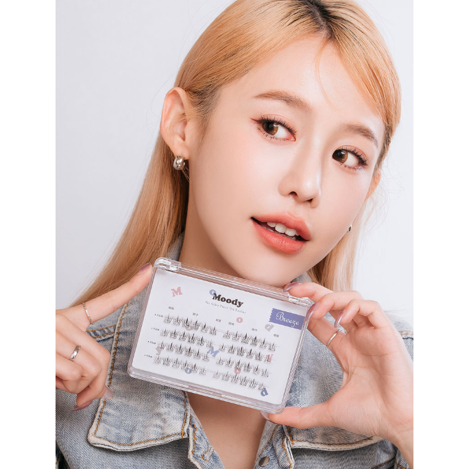 全新台灣現貨🍏Moody零技巧免膠假睫毛(天生纖長 藍色款)自然感妝容 美妝保養 上妝器具 假睫毛 紀卜心品牌-細節圖5