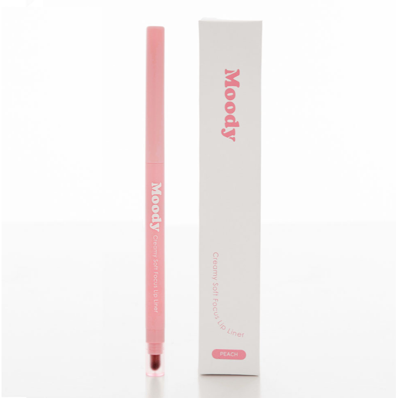 全新台灣現貨🩰Moody霧感慕斯唇線筆-日常彩妝 唇線筆 唇筆 口紅 紀卜心品牌 台灣製造 雙頭設計 豐盈美化美唇-細節圖2