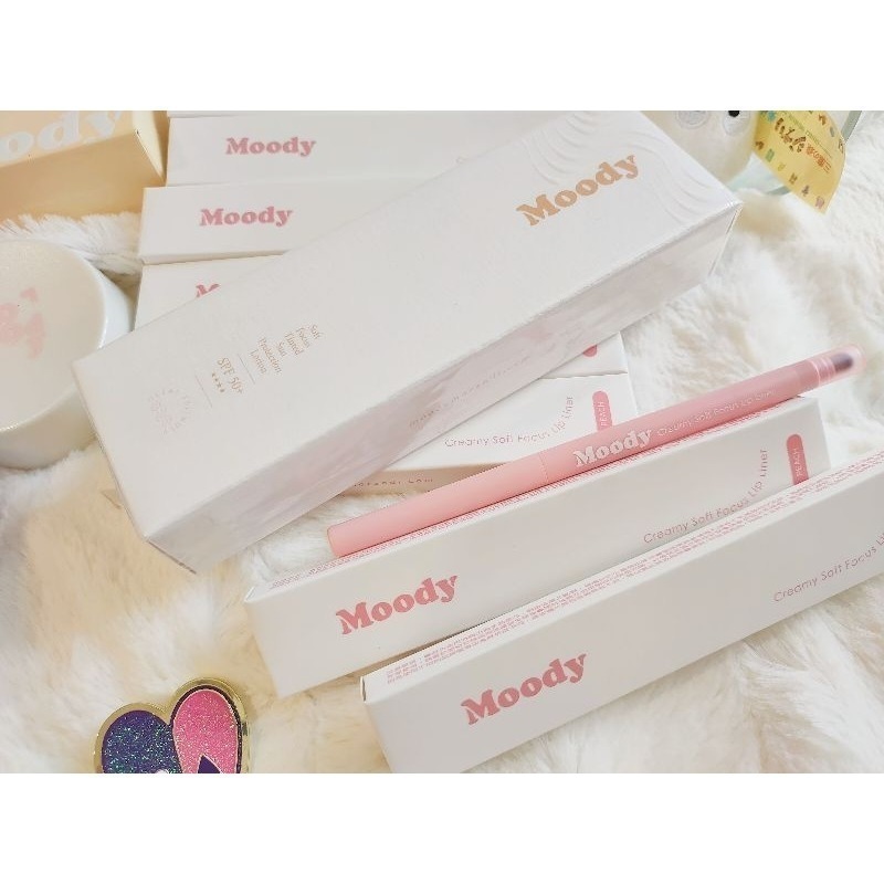 全新台灣現貨🩰Moody霧感慕斯唇線筆-日常彩妝 唇線筆 唇筆 口紅 紀卜心品牌 台灣製造 雙頭設計 豐盈美化美唇-細節圖7