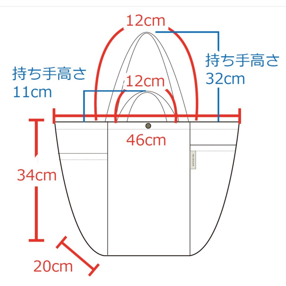 [現貨] 日本 jou jou lier  natura listic  2way 二用帆布包 托特包-細節圖5