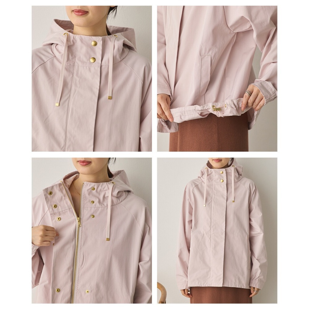 [現貨] 日本 Sans Souci 34＋防潑水連帽外套 防風外套 風衣 夾克-細節圖2