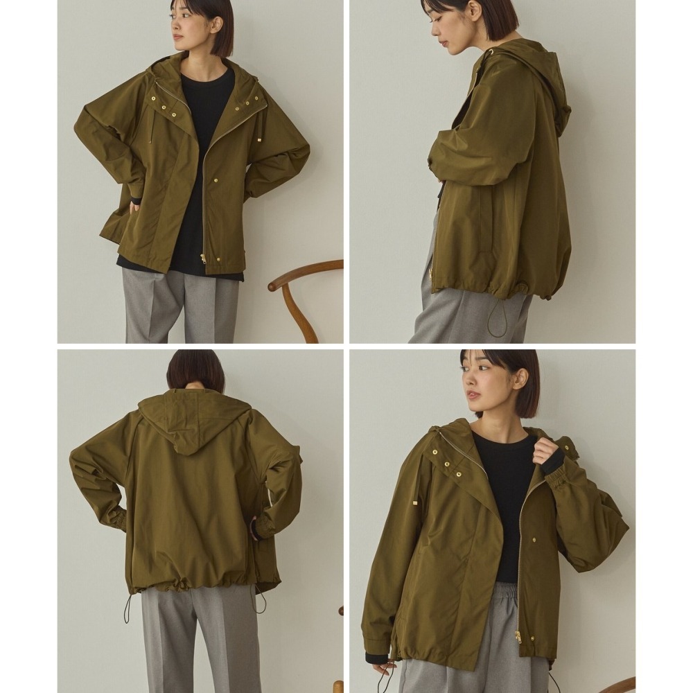 [現貨] 日本 Sans Souci 34＋防潑水連帽外套 防風外套 風衣 夾克-細節圖5