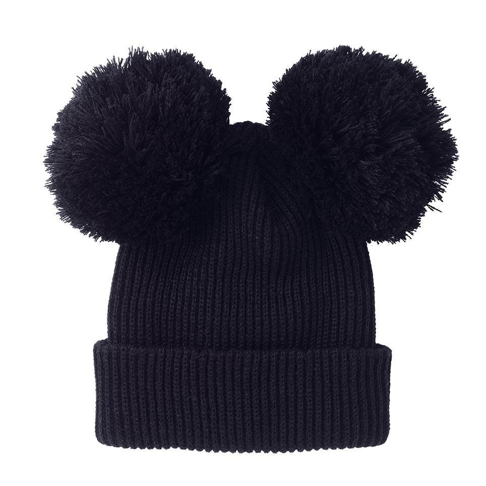 [出清] 韓國製 KUMATAN 熊耳毛帽 毛線帽-細節圖2