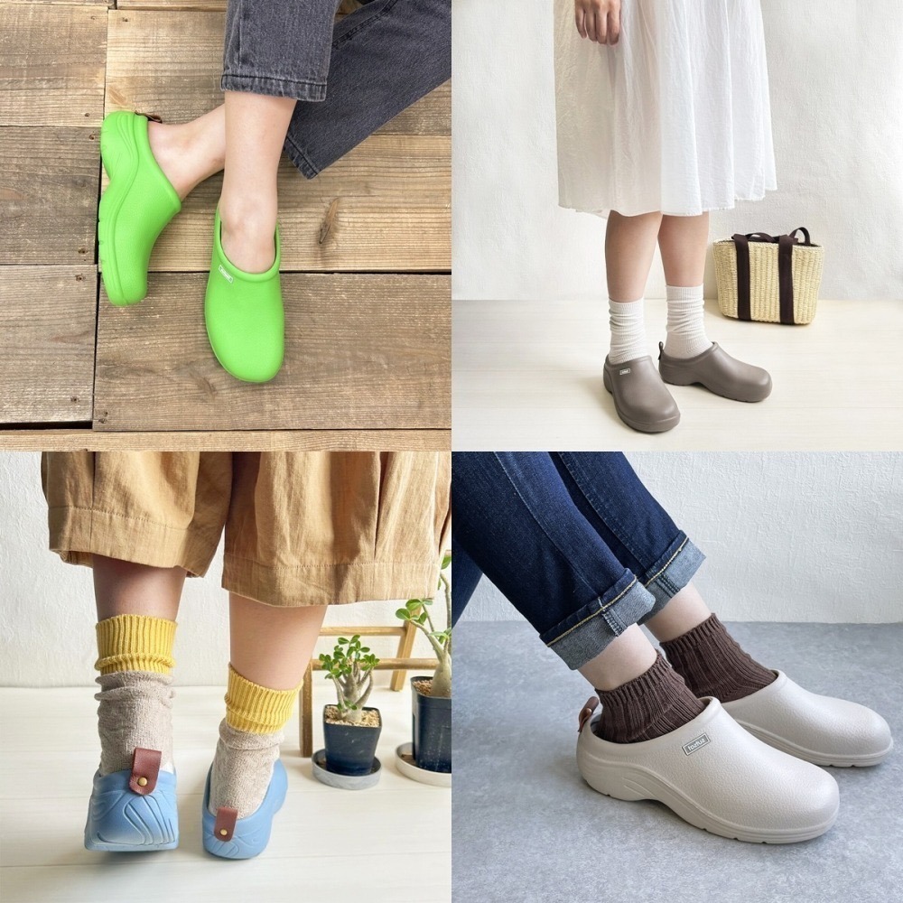 [現貨]日本  sutsat  jou jou lier 防水拖鞋 穆勒鞋 包頭鞋 23-24.5cm-細節圖4