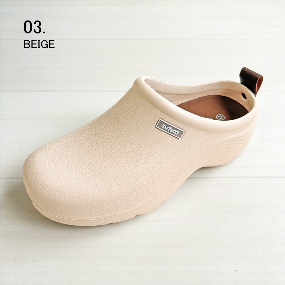 [現貨]日本  sutsat  jou jou lier 防水拖鞋 穆勒鞋 包頭鞋 23-24.5cm-規格圖7