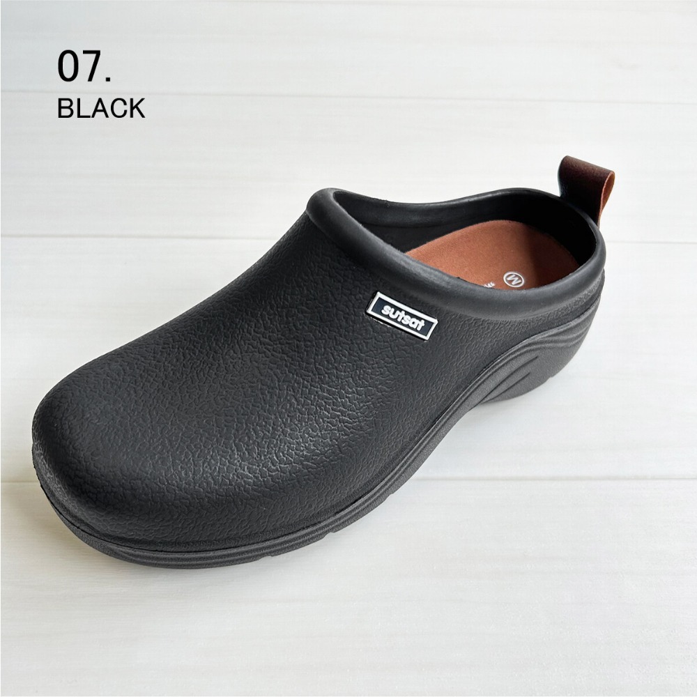 [現貨]日本  sutsat  jou jou lier 防水拖鞋 穆勒鞋 包頭鞋 23-24.5cm-規格圖7