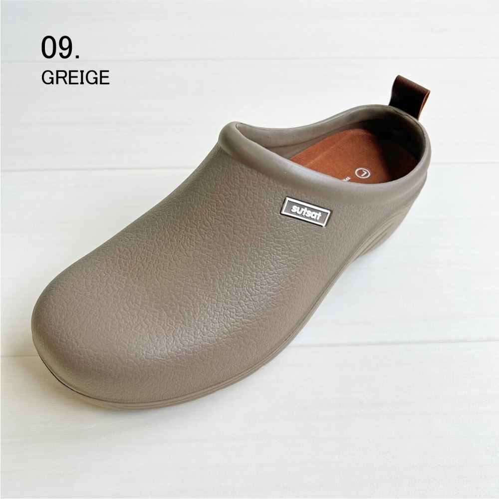 [現貨]日本  sutsat  jou jou lier 防水拖鞋 穆勒鞋 包頭鞋 23-24.5cm-規格圖7