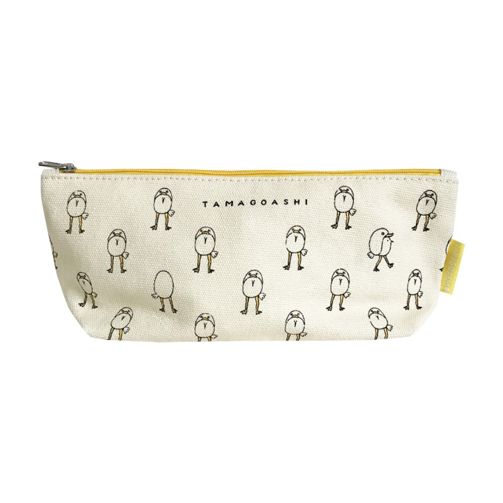 日本 GLORIA 蛋腿帆布袋 筆袋 船型袋 化妝包 筆袋 帆布包-規格圖4