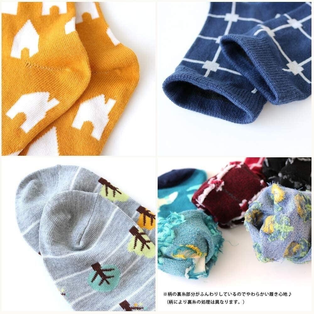 日本 北歐風 中長襪 短襪 長襪 22-24cm-細節圖5