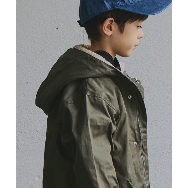 [現貨] PAIRMANON STREET 軍裝長版連帽大衣外套 軍裝M51大衣 兒童大衣-細節圖7