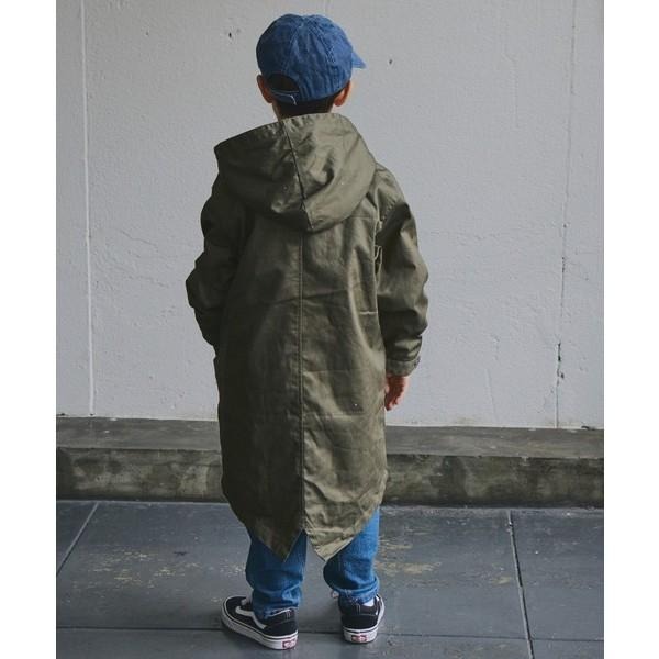 [現貨] PAIRMANON STREET 軍裝長版連帽大衣外套 軍裝M51大衣 兒童大衣-細節圖8