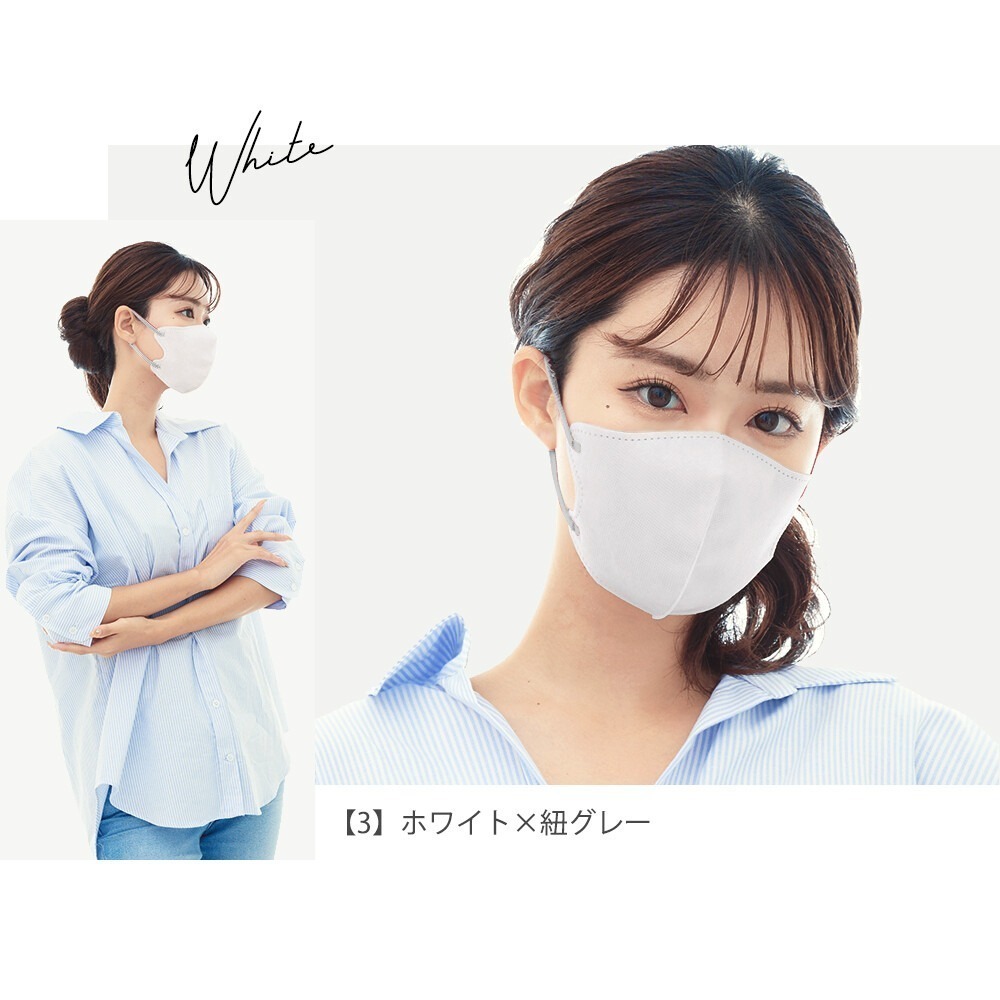 [現貨] 日本 masclub 3D口罩 3D涼感口罩 10枚入-規格圖3