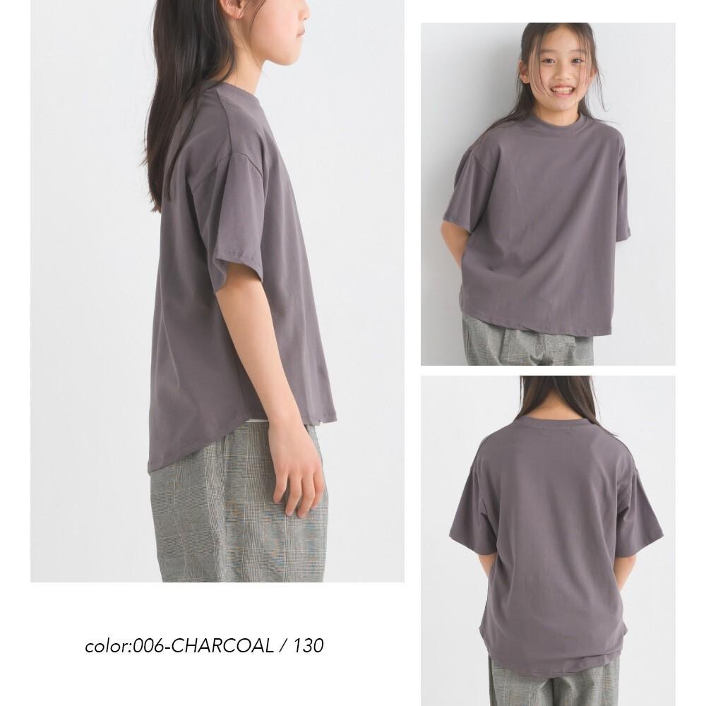 [現貨] 日本 omnes 兒童素色純棉T恤 男女通用110-140cm-細節圖4