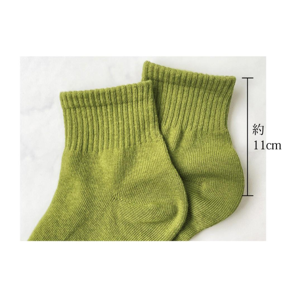 [現貨] 日本 GLORIA 棉質多色短襪 23-25cm-細節圖2