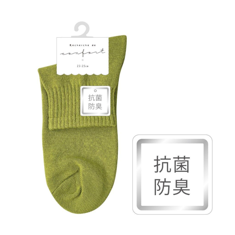 [現貨] 日本 GLORIA 棉質多色短襪 23-25cm-細節圖3