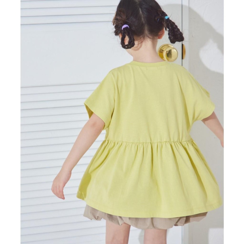 [現貨] 日本 pairmanon 100%棉 女童刺鏽動物荷葉邊上衣 90-140cm-細節圖7