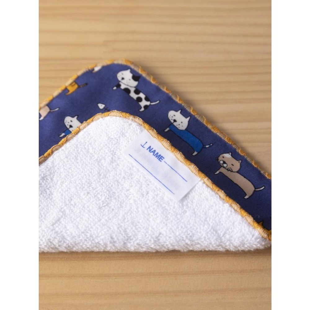 [現貨] 日本製 COCOWALK 迷你手帕 兒童手帕 幼兒園手帕 口水巾 紗布巾 方巾 紗布毛巾-細節圖4