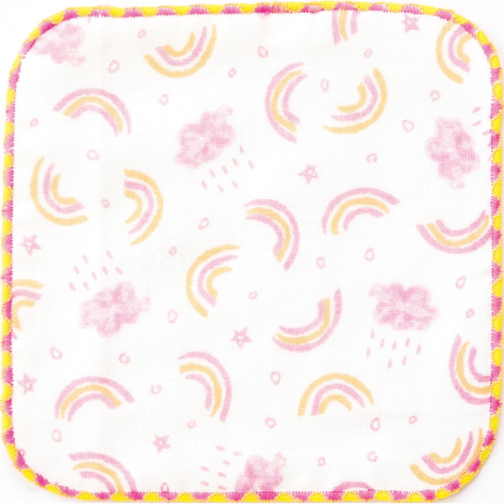 [現貨] 日本製 COCOWALK 迷你手帕 兒童手帕 幼兒園手帕 口水巾 紗布巾 方巾 紗布毛巾-規格圖8