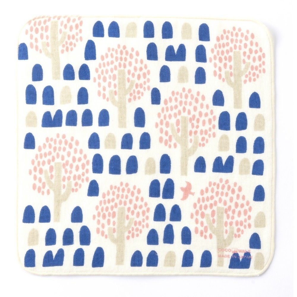 [現貨] 日本製 COCOWALK 迷你手帕 兒童手帕 幼兒園手帕 口水巾 紗布巾 方巾 紗布毛巾-規格圖8