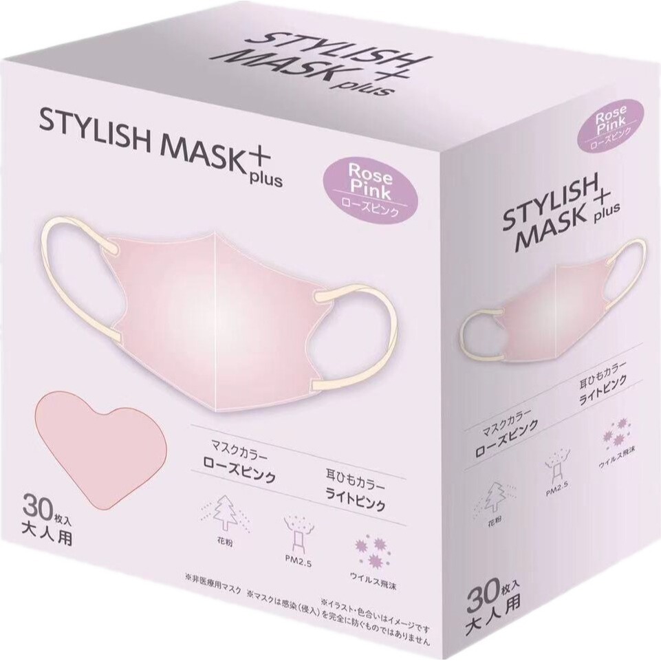 [現貨] 日本 STYLISH MASK+3D口罩 涼感口罩 10枚入 30枚入-規格圖4