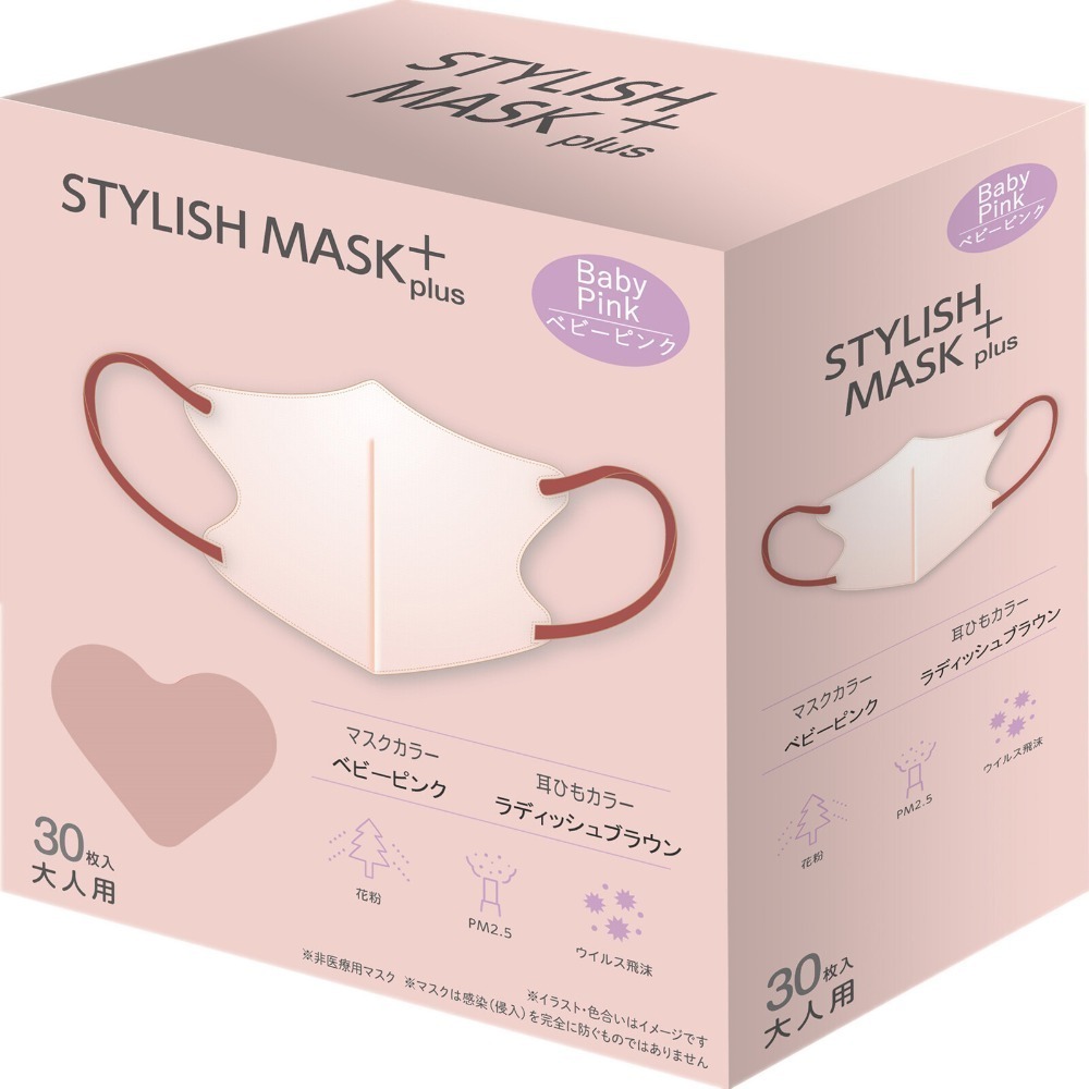 [現貨] 日本 STYLISH MASK+3D口罩 涼感口罩 10枚入 30枚入-規格圖4
