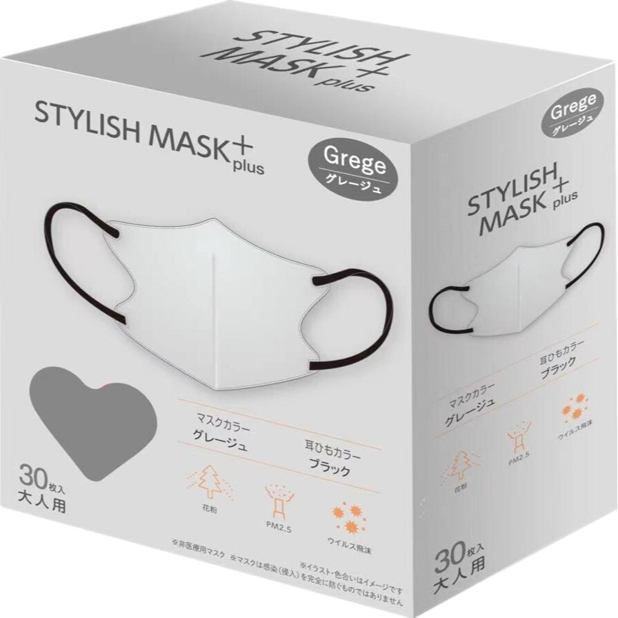 [現貨] 日本 STYLISH MASK+3D口罩 涼感口罩 10枚入 30枚入-規格圖4