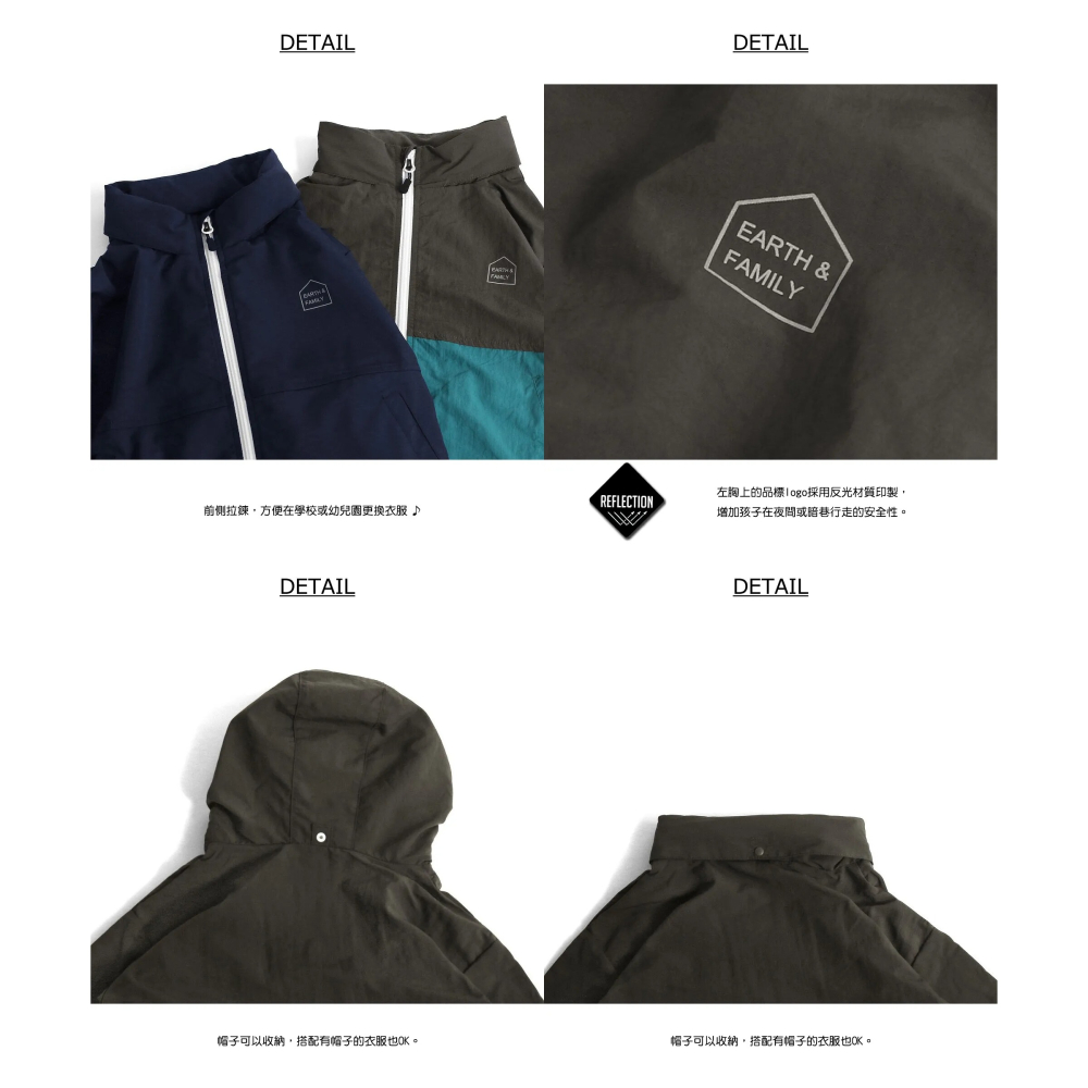 [現貨] 日本 L.COPECK 兒童風衣外套 110-160cm-細節圖8