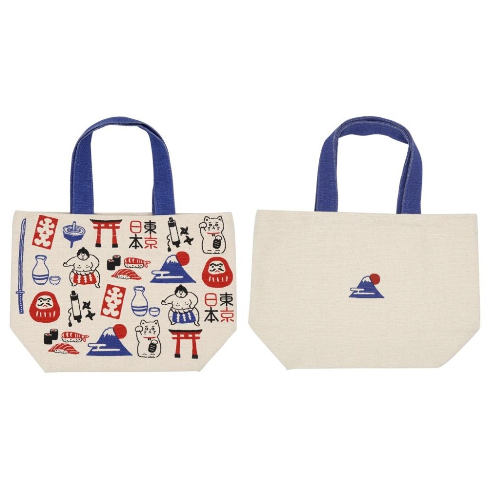 [現貨]日本 FRIENDSHILL 帆布袋 午餐袋 便當袋 手提袋 迷你托特包-細節圖3