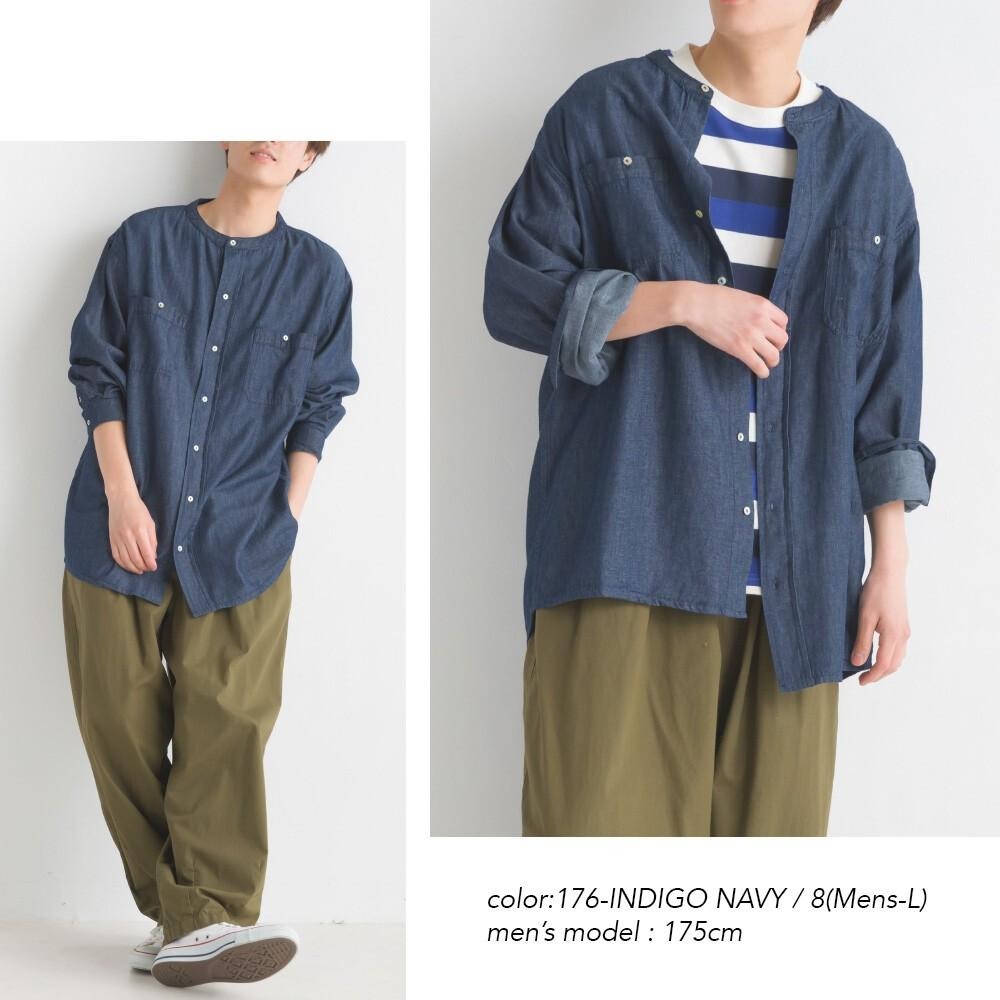 [現貨] 日本 omnes 牛仔襯衫 男女通用 M-L 情侶裝-細節圖3