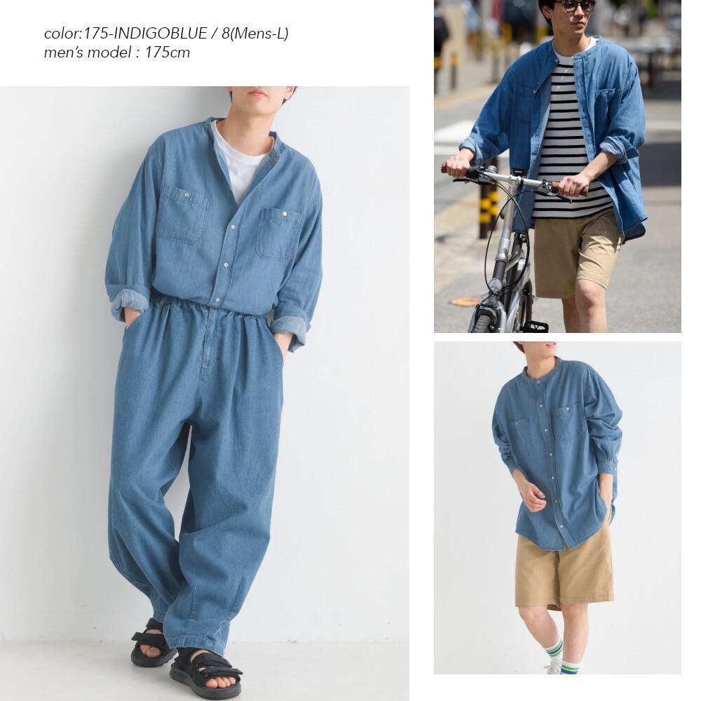 [現貨] 日本 omnes 牛仔襯衫 男女通用 M-L 情侶裝-細節圖5