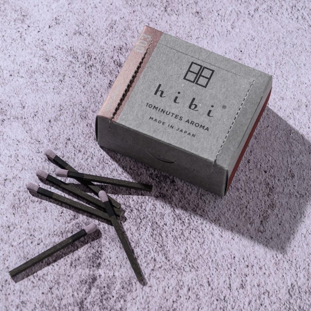 [現貨] 日本 淡路島 hibi 薰香火柴 天然薰香火柴 香氛火柴 日本線香 8入 30入-細節圖2