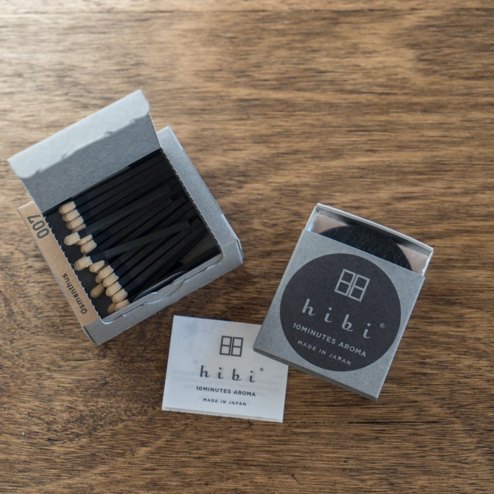 [現貨] 日本 淡路島 hibi 薰香火柴 天然薰香火柴 香氛火柴 日本線香 8入 30入-規格圖4