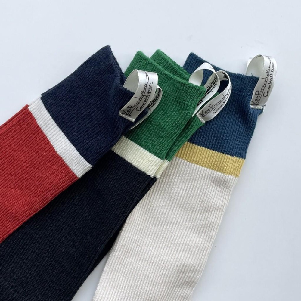 [現貨] 日本 GLORIA 羅紋 長筒襪 長襪 小腿襪 23-25cm-細節圖8