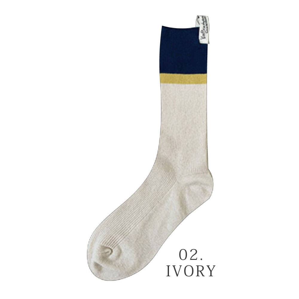 [現貨] 日本 GLORIA 羅紋 長筒襪 長襪 小腿襪 23-25cm-規格圖9