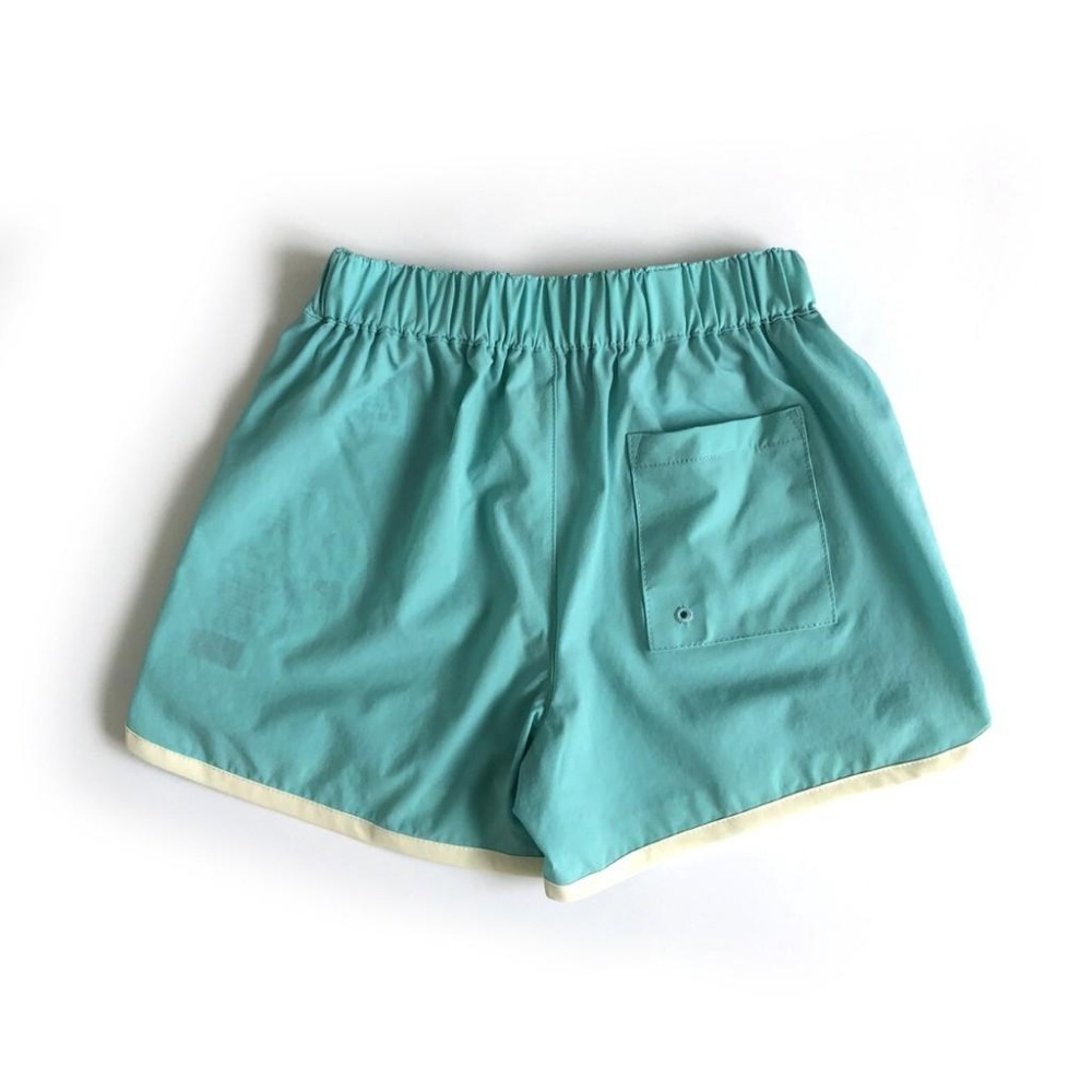 [現貨] L.COPECK涼感 速乾 防紫外線 女童短褲  女童彈性短褲 130-160cm-細節圖4